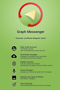 Graph Messenger (Telegraph) 11.20.0. Скриншот 1