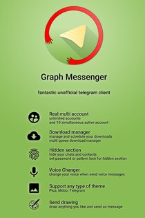 Graph Messenger (Telegraph) 11.7.0. Скриншот 1