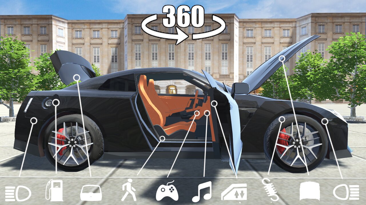 Скачать Gt-r Car Simulator 1.8 для Android