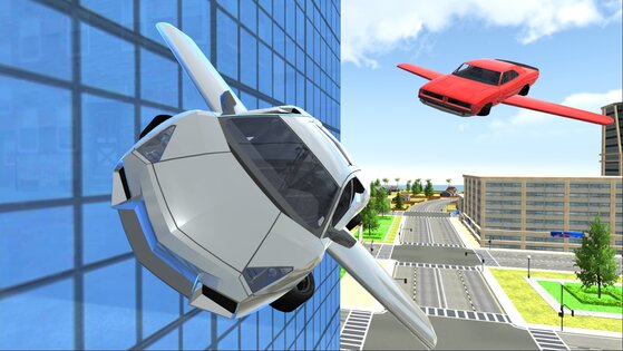 Flying Car City 3D 1.15. Скриншот 1