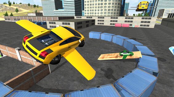 Flying Car City 3D 1.15. Скриншот 2