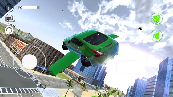Flying Car City 3D 1.15. Скриншот 3