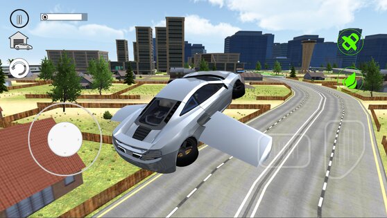 Flying Car City 3D 1.15. Скриншот 8