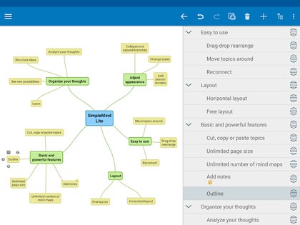 SimpleMind 2.6.0. Скриншот 14