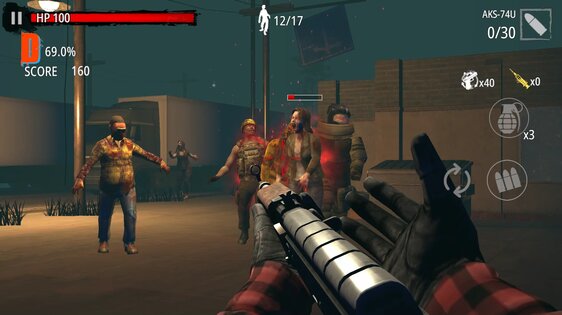 Zombie Hunter D-Day 1.0.909. Скриншот 7