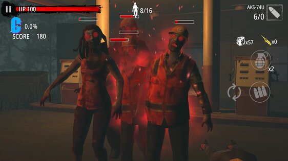 Zombie Hunter D-Day 1.0.909. Скриншот 8