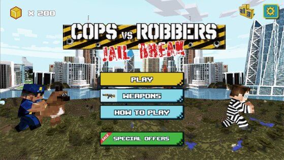 Cops vs Robbers Jailbreak 1.140. Скриншот 2