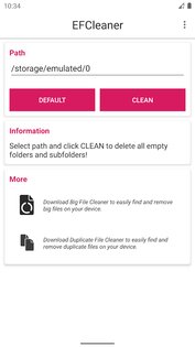 Empty Folder Cleaner 5.0. Скриншот 1