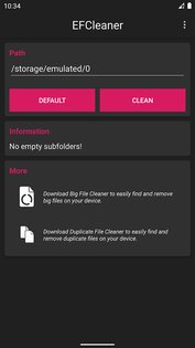 Empty Folder Cleaner 5.1. Скриншот 4