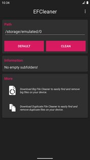 Empty Folder Cleaner 5.0. Скриншот 4
