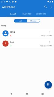 ACR Phone 0.368. Скриншот 3
