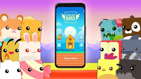 Stacky Bird 1.3.58. Скриншот 7