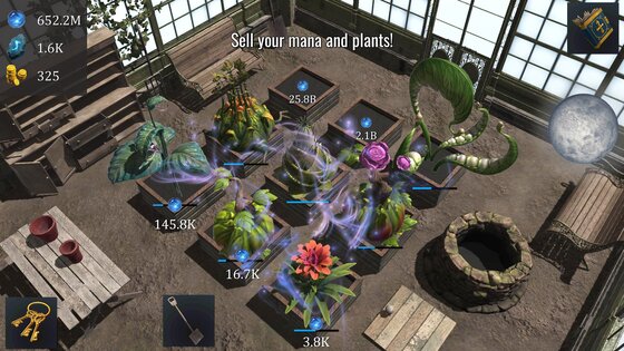 Wizards Greenhouse Idle 1.2.1. Скриншот 4