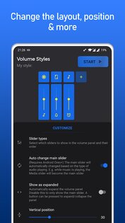Volume Styles - внешний вид панели громкости 4.4.0. Скриншот 6