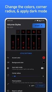 Volume Styles - внешний вид панели громкости 4.4.0. Скриншот 10