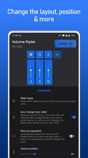 Volume Styles – внешний вид панели громкости 4.4.1. Скриншот 13