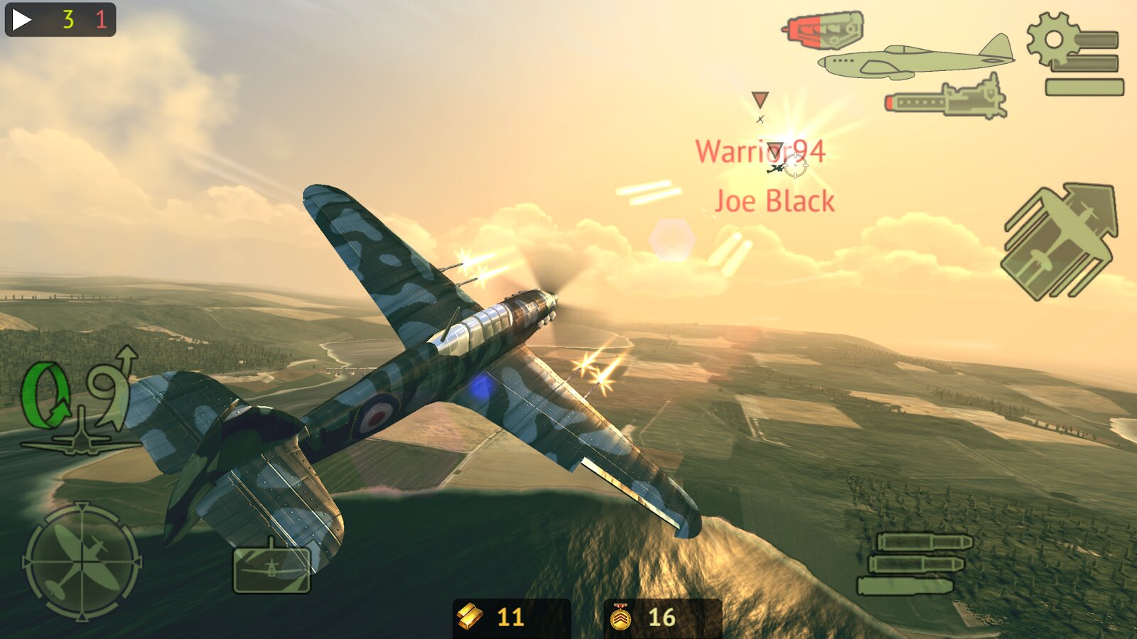 Скачать Warplanes: Online Combat 1.6 для Android