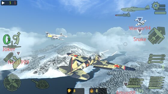 Warplanes: Online Combat 1.5.2. Скриншот 2