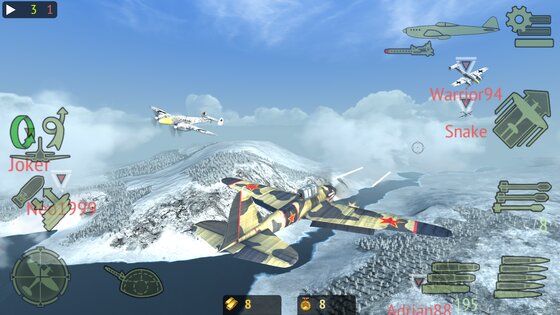 Warplanes: Online Combat 1.6.1. Скриншот 2