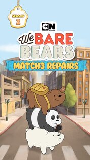 We Bare Bears Match3 Repairs 2.4.9. Скриншот 2