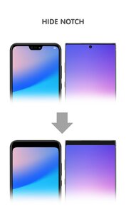 Round screen corners and Hide notch 1.2.9. Скриншот 2