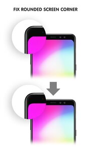 Round screen corners and Hide notch 1.2.9. Скриншот 4
