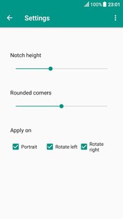 Round screen corners and Hide notch 1.2.9. Скриншот 7