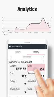 CameraFi Live 1.35.77.0429. Скриншот 9