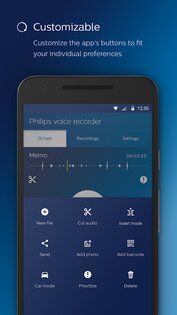 Philips Voice Recorder 3.6.0. Скриншот 7