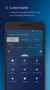 Philips Voice Recorder 3.7.0. Скриншот 7