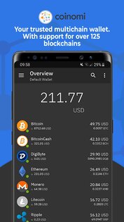 Coinomi 1.30.1. Скриншот 1