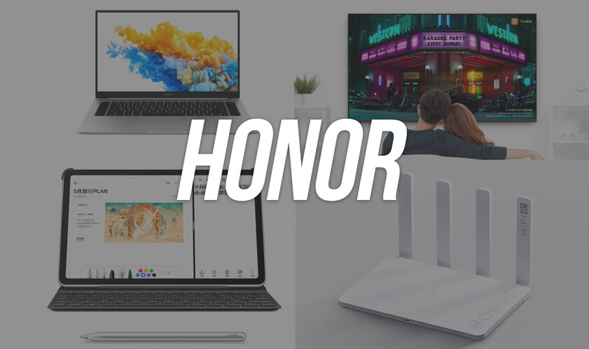 Презентация HONOR: планшет с передовой связью, телевизоры, ноутбук и продвинутый роутер