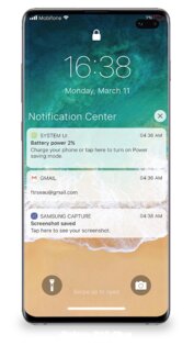 Блокировка экрана и уведомления iOS 15 1.6.3. Скриншот 4