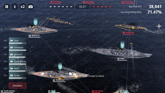 Warship Fleet Command 3.1.3. Скриншот 6
