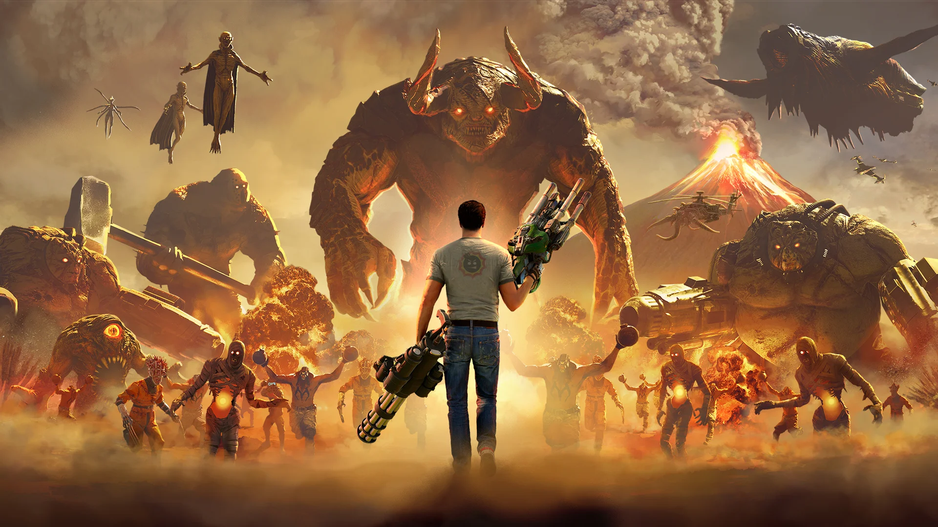 Serious Sam 4. Serious Sam 4: Planet Badass. Serious Sam игры. Сэм в серьёзном Сэме 4.