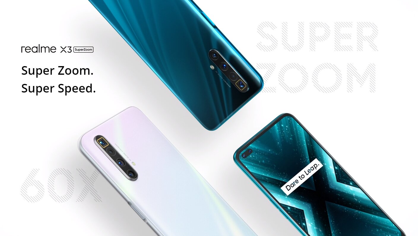 Realme X3 SuperZoom с перископной камерой и экраном 120 Гц представлен  официально