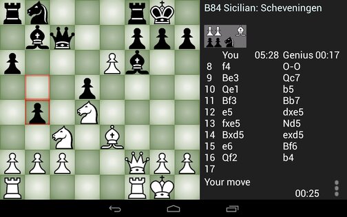 Chess Genius 3.1.0. Скриншот 5