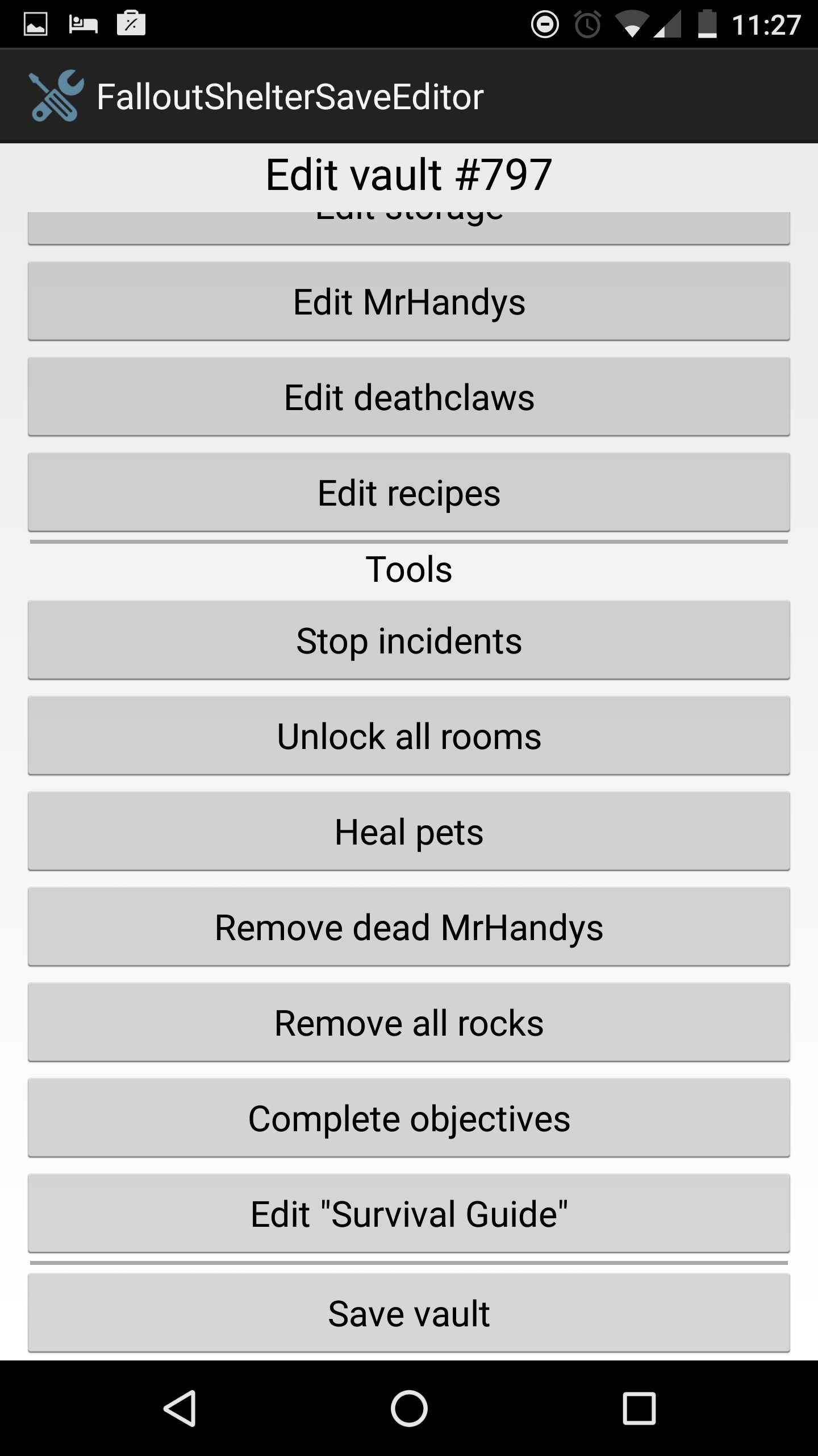 Fallout shelter save editor android как пользоваться