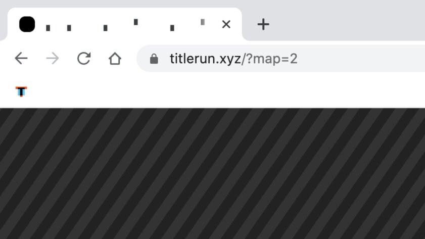 TitleRun — мини-игра, работающая прямо в браузерной вкладке