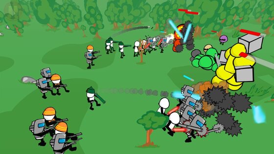 Stickman Gun Battle Simulator 1.41. Скриншот 5