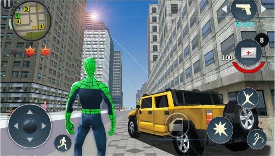 Spider Rope Hero — Gangster Crime City 1.0.25. Скриншот 4