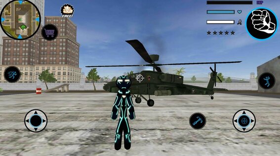 Neon Iron Stickman 92.3. Скриншот 1