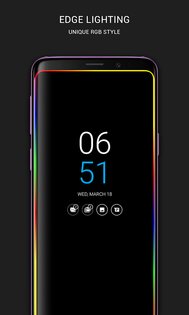 Always on AMOLED – Edge Lighting 7.2.0. Скриншот 1