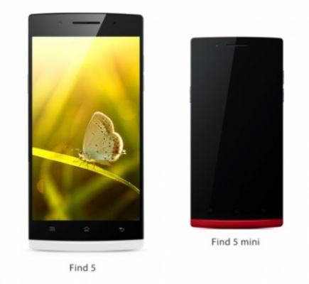Oppo готовит Mini-версию смартфона Find 5