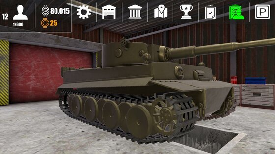 Tank Mechanic Simulator 0.0.1. Скриншот 1