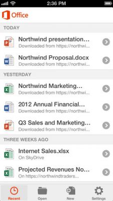 Microsoft предоставила Office 365 для пользователей iPhone