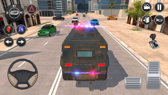 american police car driving android 11