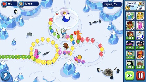 Bloons Adventure Time TD 1.7.7. Скриншот 2