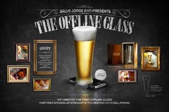 The Offline Glass: пиво без интернета