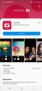 Samsung Камера 16.0.00.37. Скриншот 1